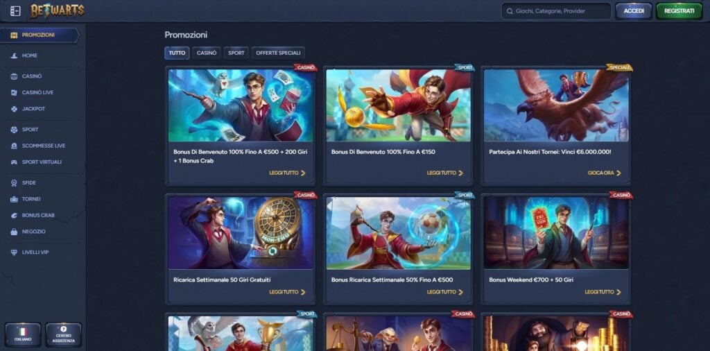 Betwarts Casino Free Spin