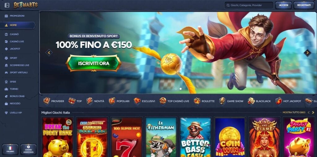 Betwarts Casino Italia