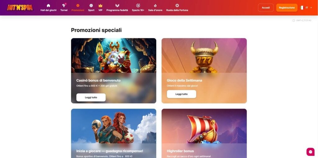HitNSpin Casino Free Spins